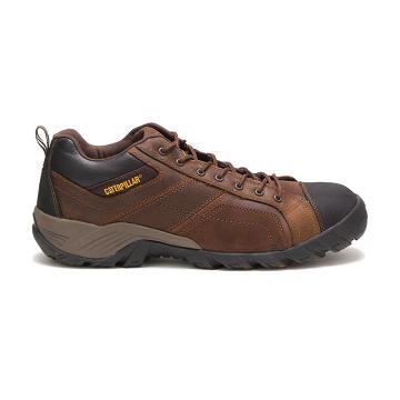 Caterpillar Argon Composite toe παπουτσια εργασιασ ανδρικα καφε | CAT394-GR