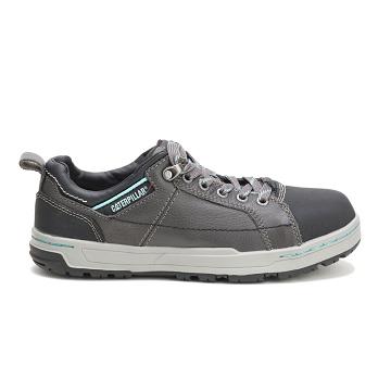 Caterpillar Brode Steel toe παπουτσια για περπατημα γυναικεια γκρι | CAT577-GR