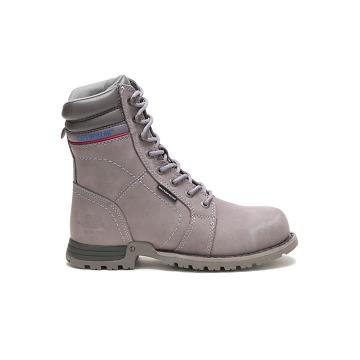 Caterpillar Echo Waterproof Steel toe μποτακια αδιαβροχα γυναικεια γκρι | CAT457-GR