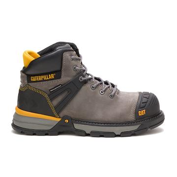 Caterpillar Excavator Superlite Waterproof Carbon Composite toe μποτακια αδιαβροχα ανδρικα γκρι | CA