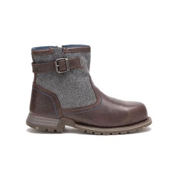 Caterpillar Jace Steel toe μποτεσ εργασιασ γυναικεια μπορντο | CAT444-GR