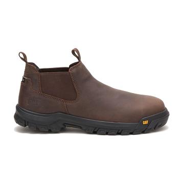 Caterpillar Outline Steel toe μποτεσ εργασιασ ανδρικα καφε | CAT093-GR