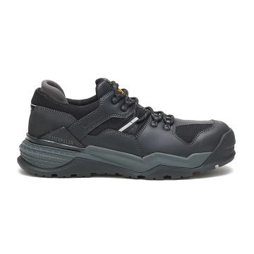 Caterpillar Provoke Lo Alloy toe αδιαβροχα παπουτσια ανδρικα μαυρα | CAT382-GR