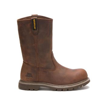 Caterpillar Revolver Steel toe μποτεσ εργασιασ γυναικεια καφε | CAT446-GR