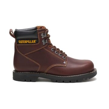 Caterpillar Second Shift μποτεσ εργασιασ ανδρικα μπορντο | CAT249-GR
