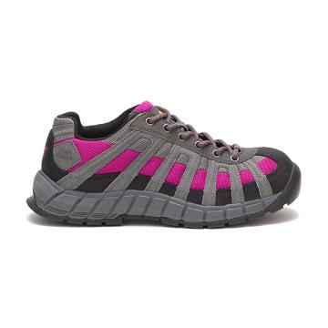 Caterpillar Switch Steel toe παπουτσια για περπατημα γυναικεια ροζ | CAT578-GR